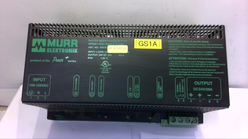 MURR ELEKTRONIK MPS20-110/24
