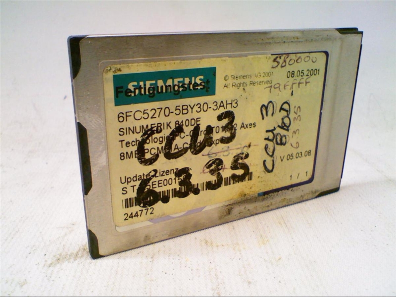 SIEMENS 6FC5270-5BY30-3AH3