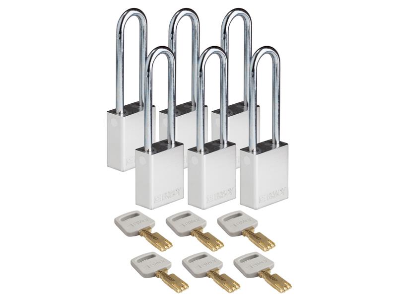 BRADY ALU-SLV-76ST-KD6PK