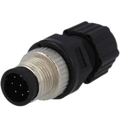 M12A-08BMMA-SL8001 by AMPHENOL