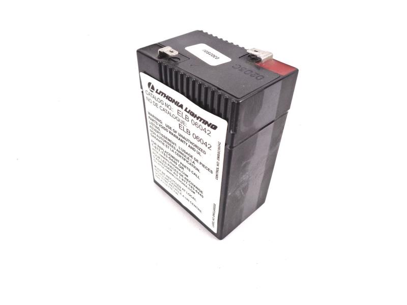 LITHONIA LIGHTING NP4-6 6V, 4.0AH 