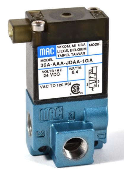 MAC VALVES INC 36A-AAA-JDA0-4KJ