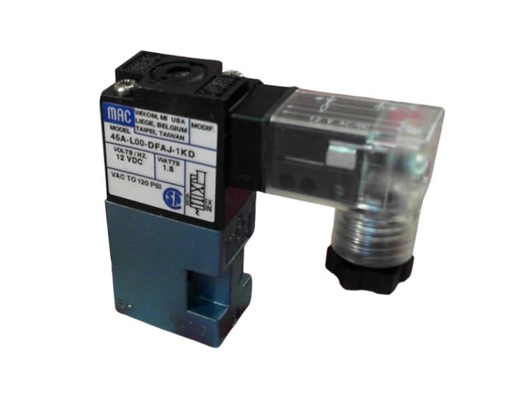 MAC VALVES INC 45A-L00-DFAJ-1KD