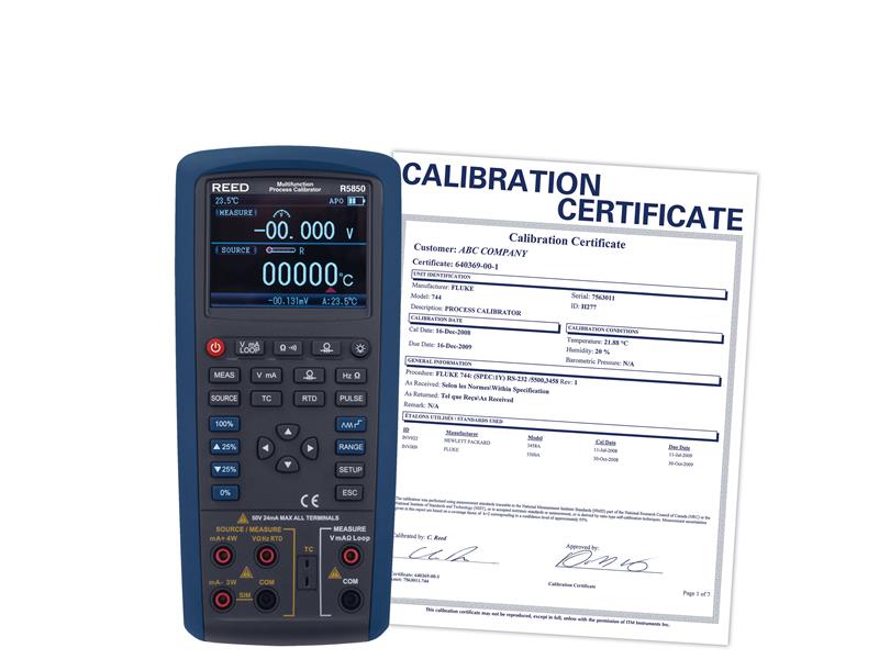REED INSTRUMENTS R5850-NIST