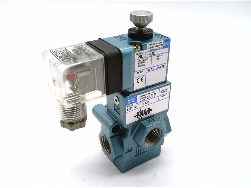 MAC VALVES INC 55B-12-PI-114JC