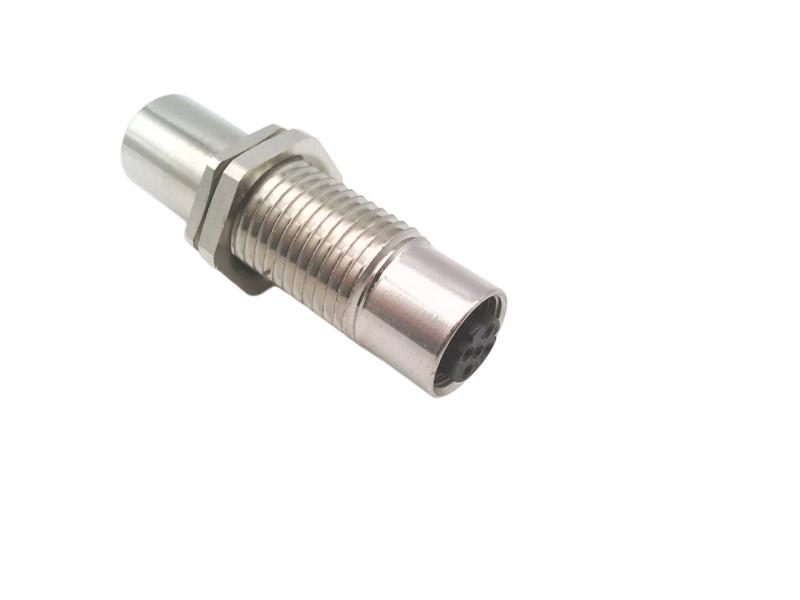 M12 ETHERNET BULK THROUGH CONN-E18533 by EFECTOR