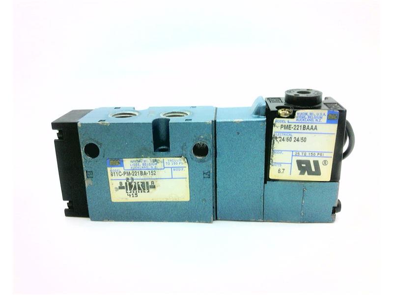 MAC VALVES INC 811C-PM-221BA-152