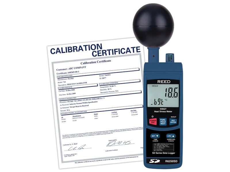 REED INSTRUMENTS R6250SD-NIST