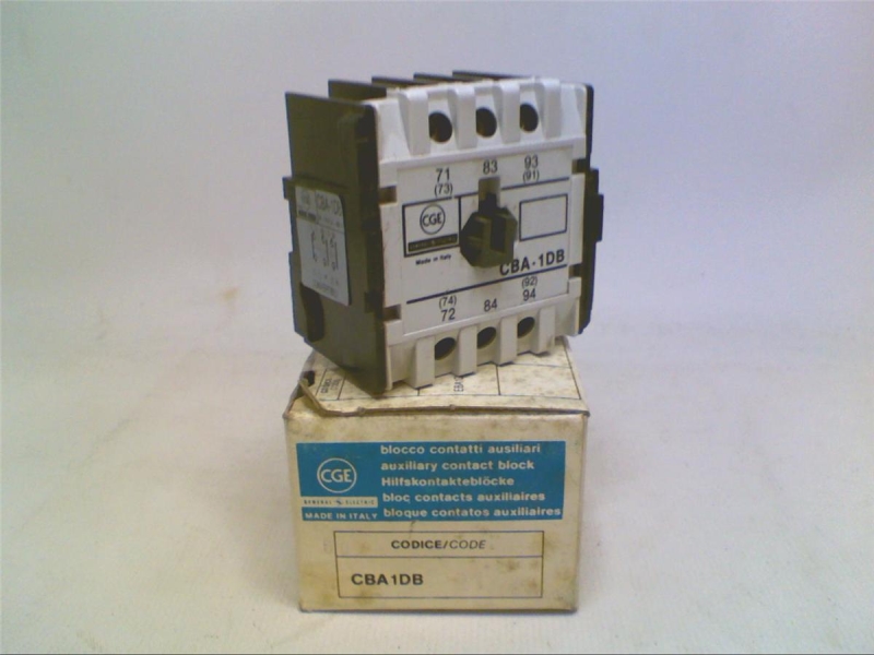 GENERAL ELECTRIC CBA-1DB