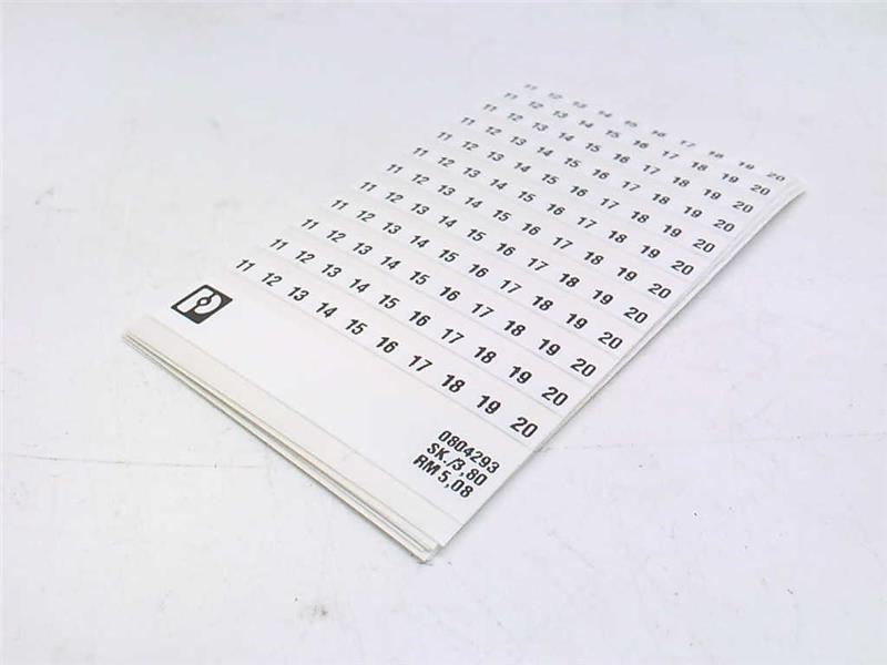 PHOENIX CONTACT SK  5,08/3 8:FORTL.ZAHLEN 1-10