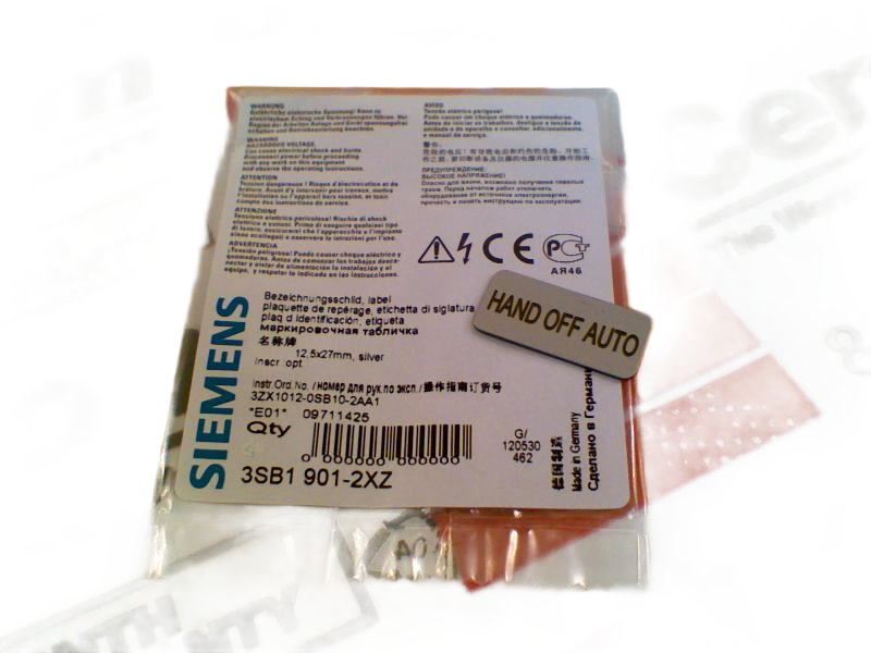 SIEMENS 3SB1901-2XZ-K1Y