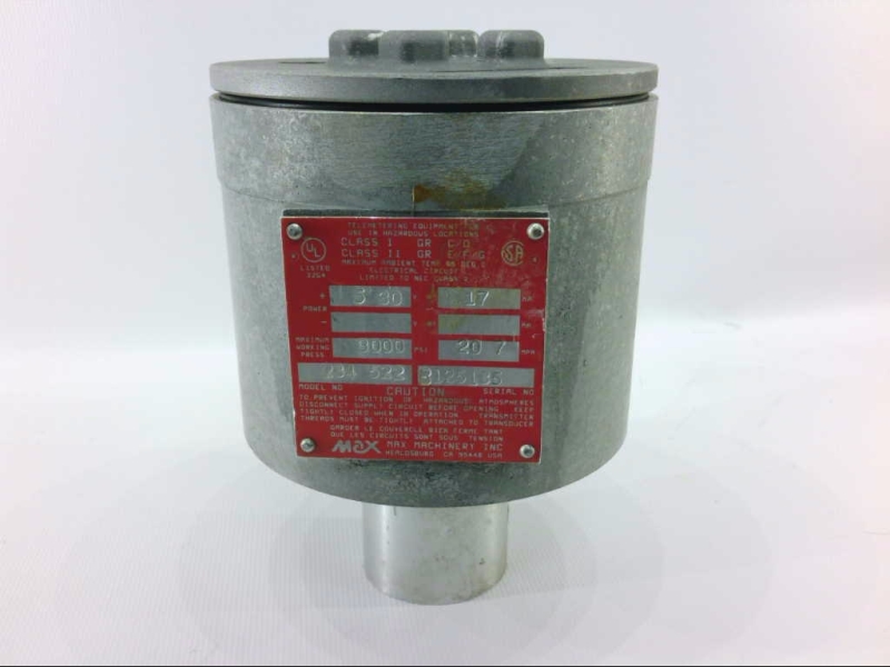 MAX MACHINERY 284-522