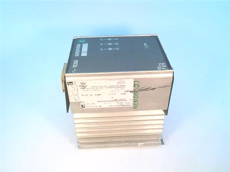 INVENSYS TE300-40A/440V/000/4MA20/SCA/4S/DIN/ENG/-/NOFUSE