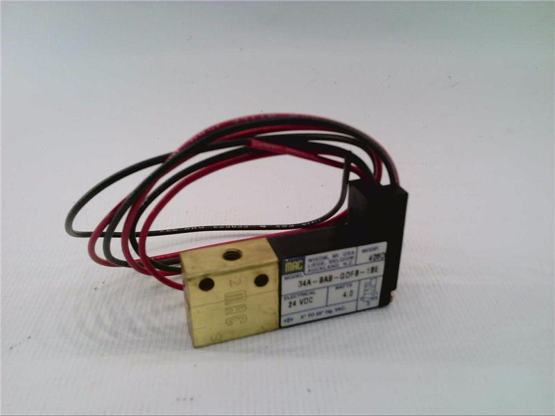 MAC VALVES INC 34A-BAB-GDFB-1BE