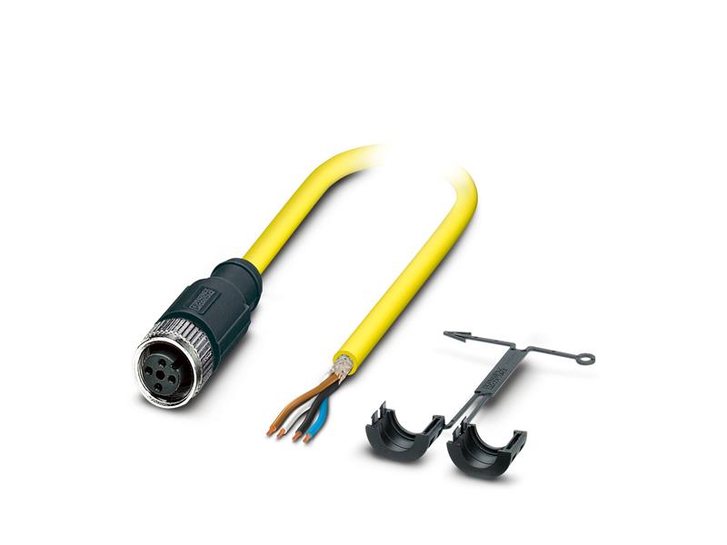 SAC-HZ-4P- 5,0-542/M12FS SH BK by PHOENIX CONTACT