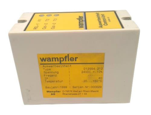 WAMPFLER INC 012994-212