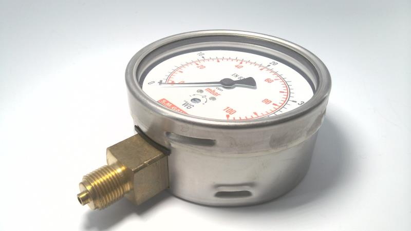 SM GAUGE COMPANY 612.20.100 0-40WG G3/8B