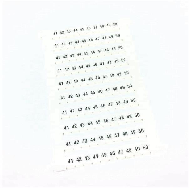 ZBFM 4/WH,LGS:FORTL.ZAHLEN 41-50 by PHOENIX CONTACT