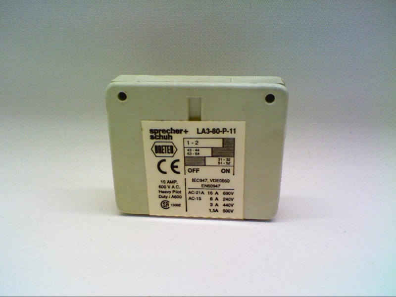 SPRECHER & SCHUH LA3-80-P-11
