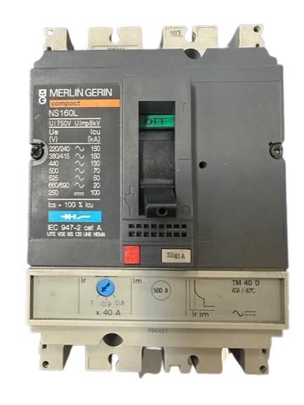 SCHNEIDER ELECTRIC NS160L-TM40D-3P