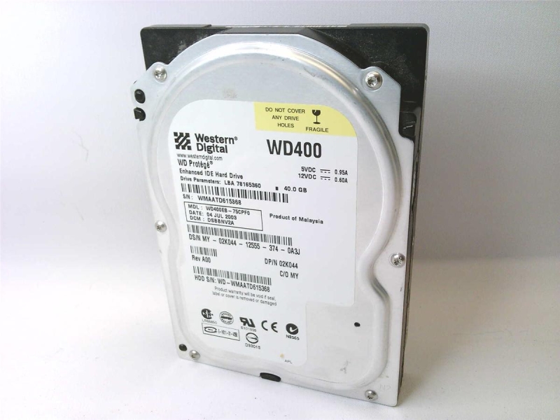 WESTERN DIGITAL WD400EB-75CPF0