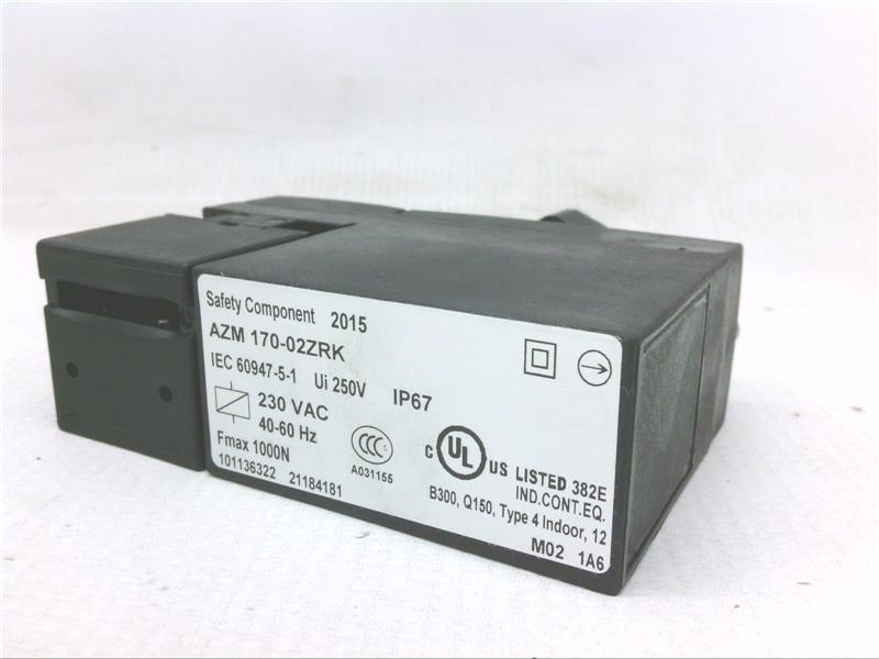 SCHMERSAL AZM170-02ZRK 230 VAC