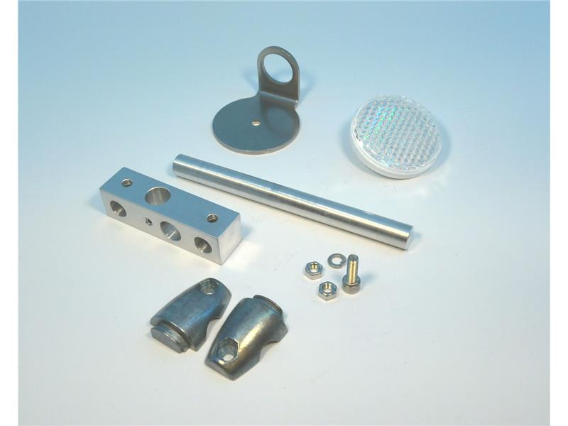 EFECTOR BRKT, 50MM REFL, EXTRUDE RAIL-UE0004