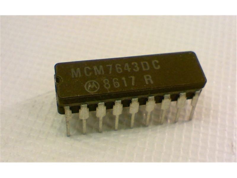 NXP SEMICONDUCTOR MCM7643DC