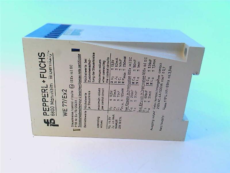 PEPPERL & FUCHS WE77/EX2-220V