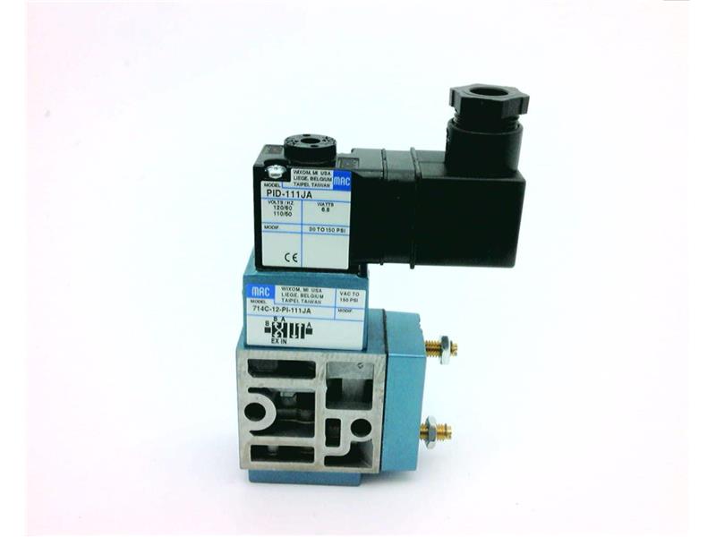 MAC VALVES INC 714C-12-PI-111JA