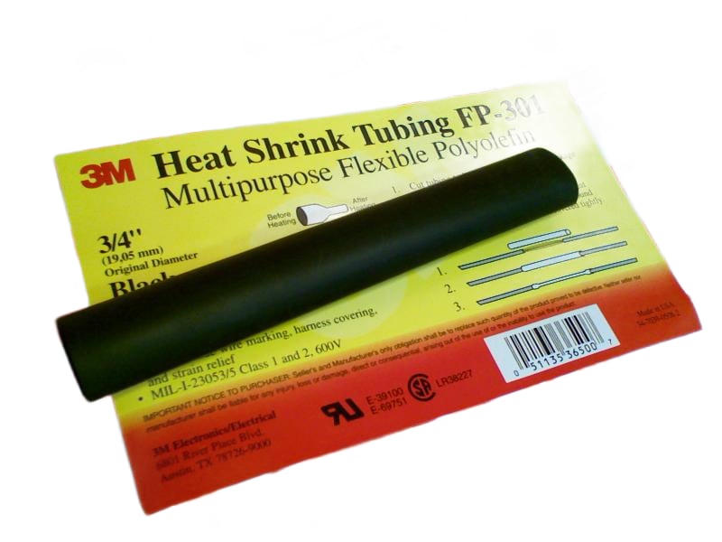 3M FP-301-3/4X6-BLK-EACH