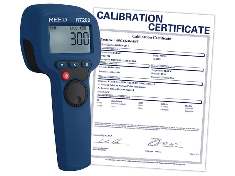 REED INSTRUMENTS R7200-NIST
