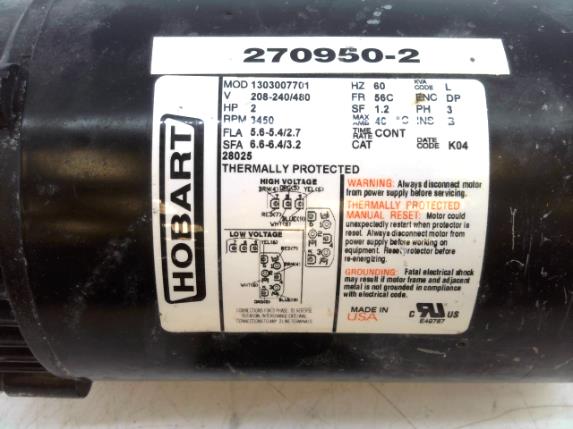 HOBART BROTHERS CO 1303007701