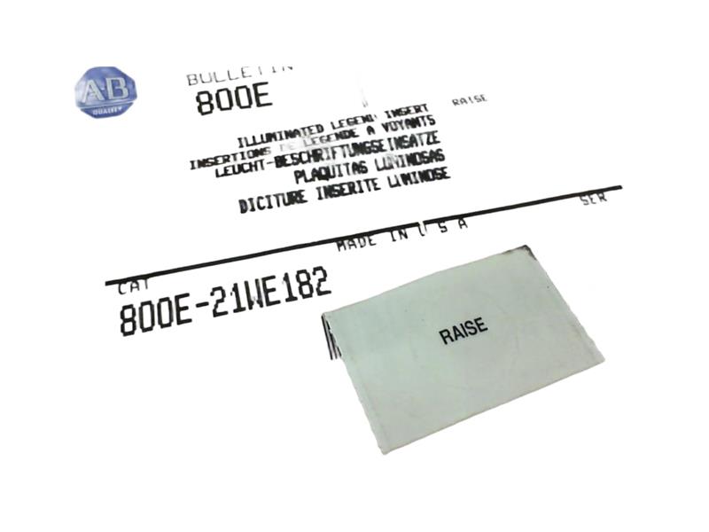 ALLEN BRADLEY 800E-21WE182-EACH