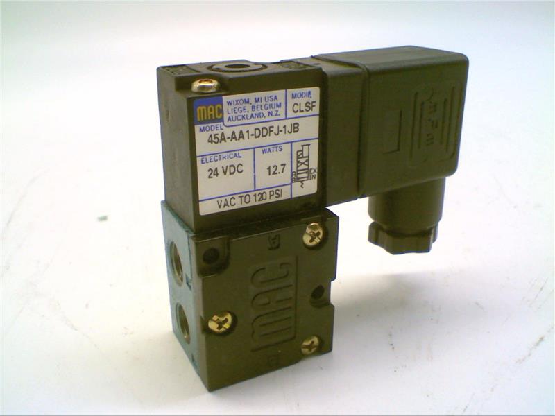 MAC VALVES INC 45A-AA1-DDFJ-1JB=M705