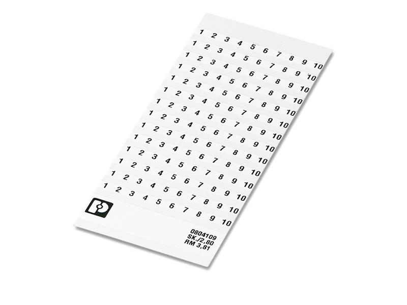 PHOENIX CONTACT SK 3,81/2,8:FORTL.ZAHLEN 81-90