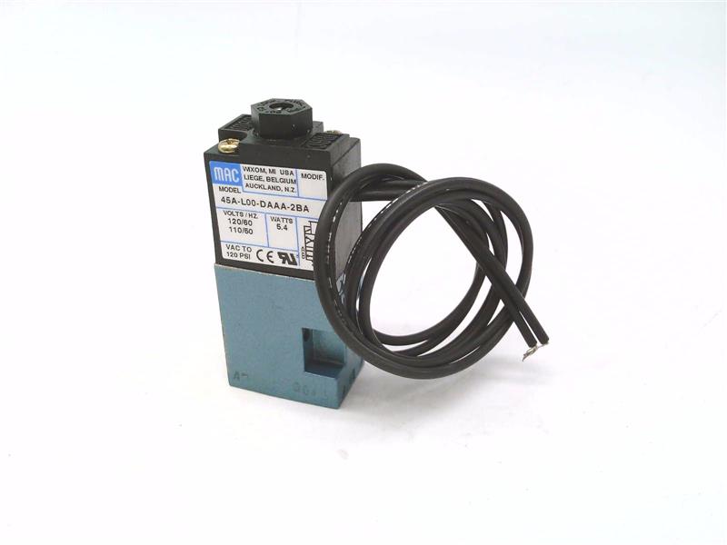 MAC VALVES INC 45A-L00-DAAA-2BA