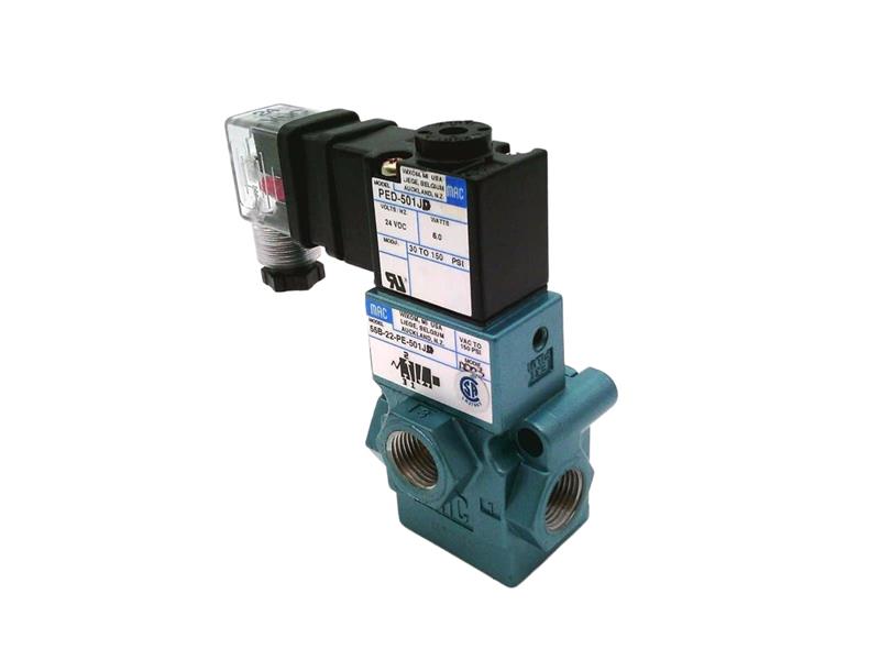 MAC VALVES INC 55B-22-PE-501JD