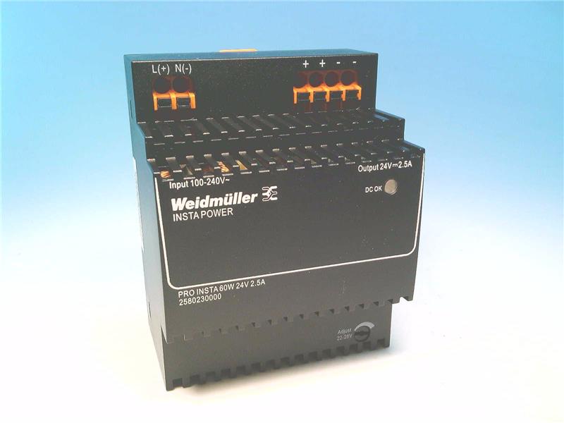 WEIDMULLER PRO INSTA 60W 24V 2.5A