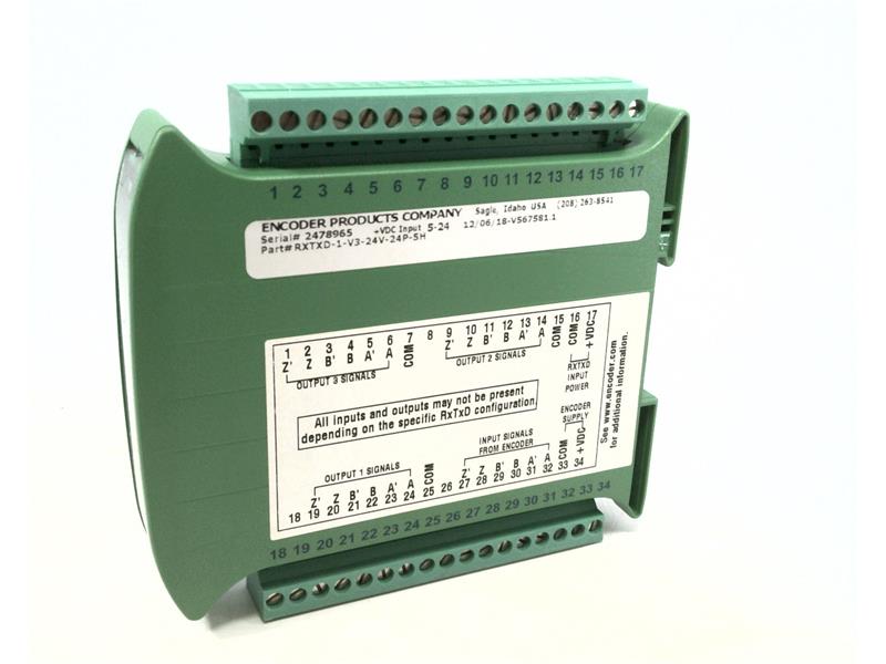 ENCODER PRODUCTS COMPANY RXTXD1V3-24V-24P-5H