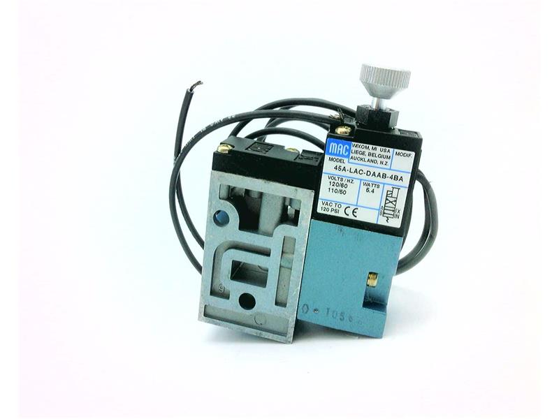 MAC VALVES INC 45A-LAC-DAAB-4BA