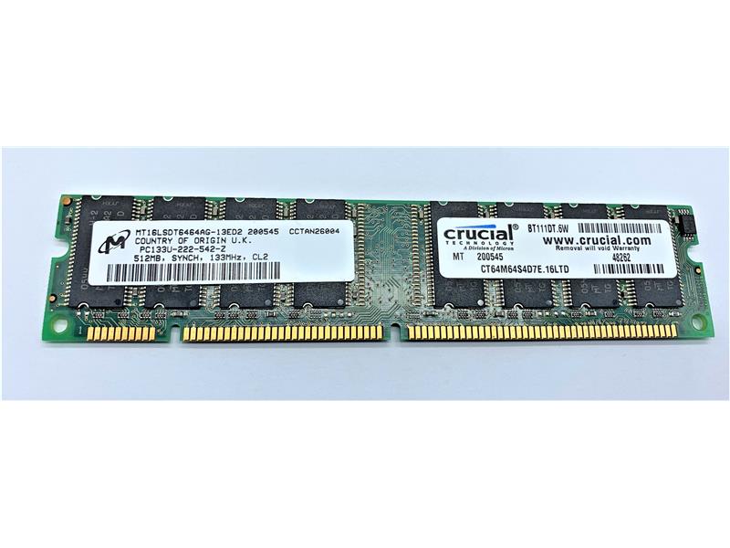 CRUCIAL TECH CT64M64S4D7E.16LTD