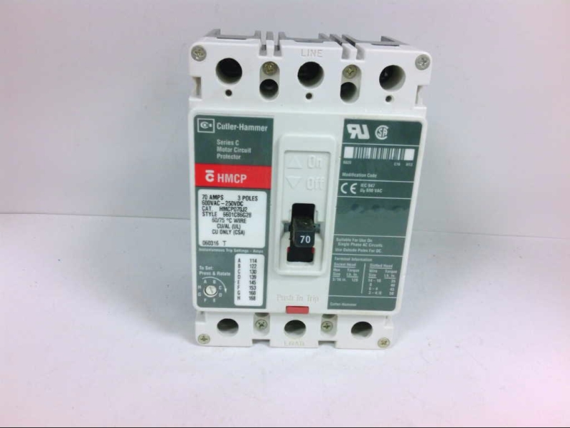 EATON CORPORATION HMCP070J2
