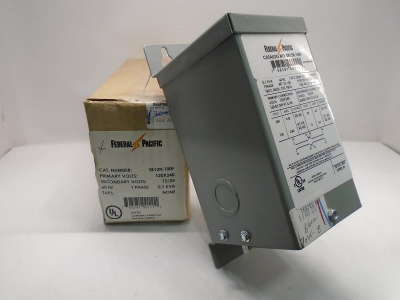 FEDERAL PACIFIC TRANSFORMER SB12N.100F