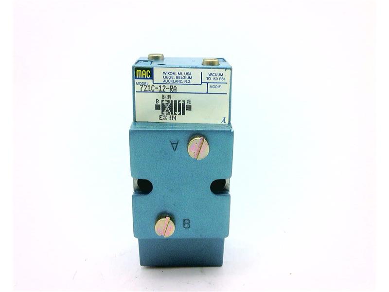 MAC VALVES INC 721C-12-RA