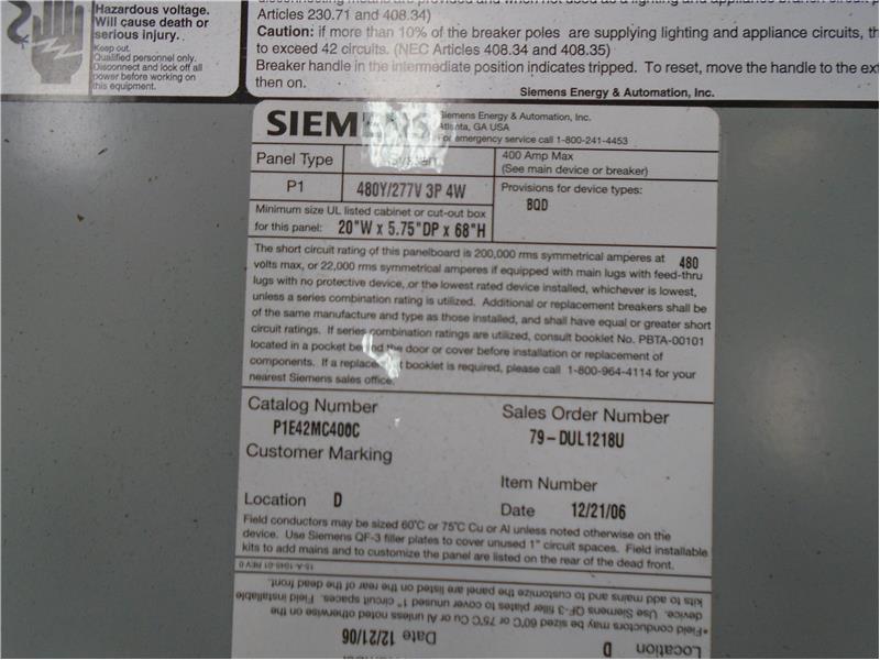 SIEMENS P1E42MC400A