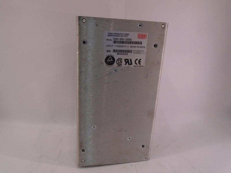 TODD PRODUCTS CORP MAX-354-1205A