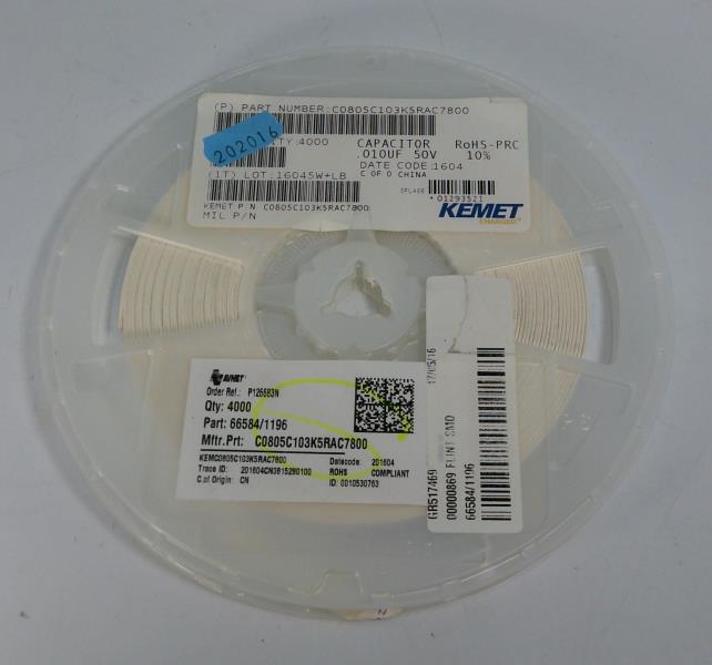 YAGEO C0805C103K5RAC7800