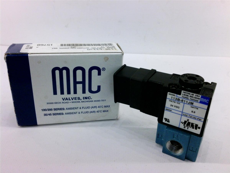 MAC VALVES INC 113B-611JM