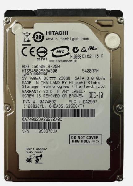 HITACHI HTS545025B9A300